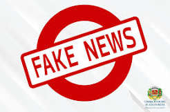 A imagem transmite não a fake news